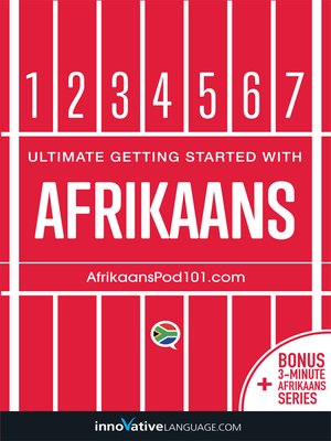 cover image of Ultimate Getting Started with Afrikaans